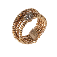 Wrap Coil Ring in 18k Rose Gold 0.25 CTW