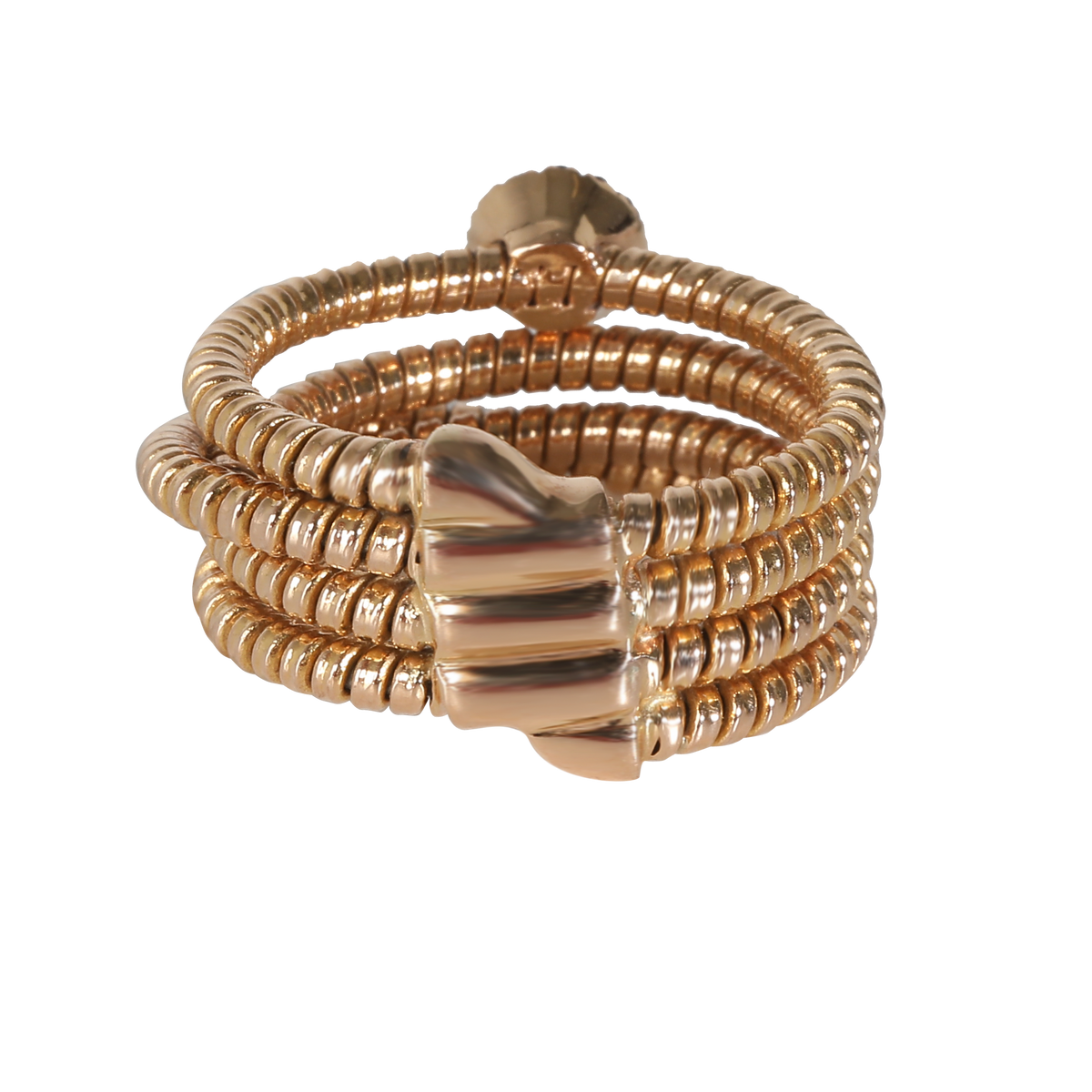 Wrap Coil Ring in 18k Rose Gold 0.25 CTW