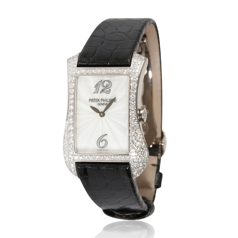 Gondolo 4972G-001 Womens Watch in 18K White Gold