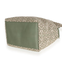 Green Anagram Jacquard Small Cubi Bag