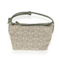 Green Anagram Jacquard Small Cubi Bag