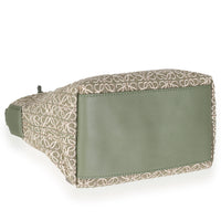 Green Anagram Jacquard Small Cubi Bag