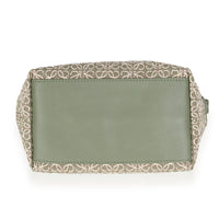 Green Anagram Jacquard Small Cubi Bag