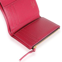 Fuchsia Monogram Canvas Victorine Wallet