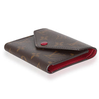 Fuchsia Monogram Canvas Victorine Wallet