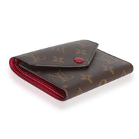 Fuchsia Monogram Canvas Victorine Wallet