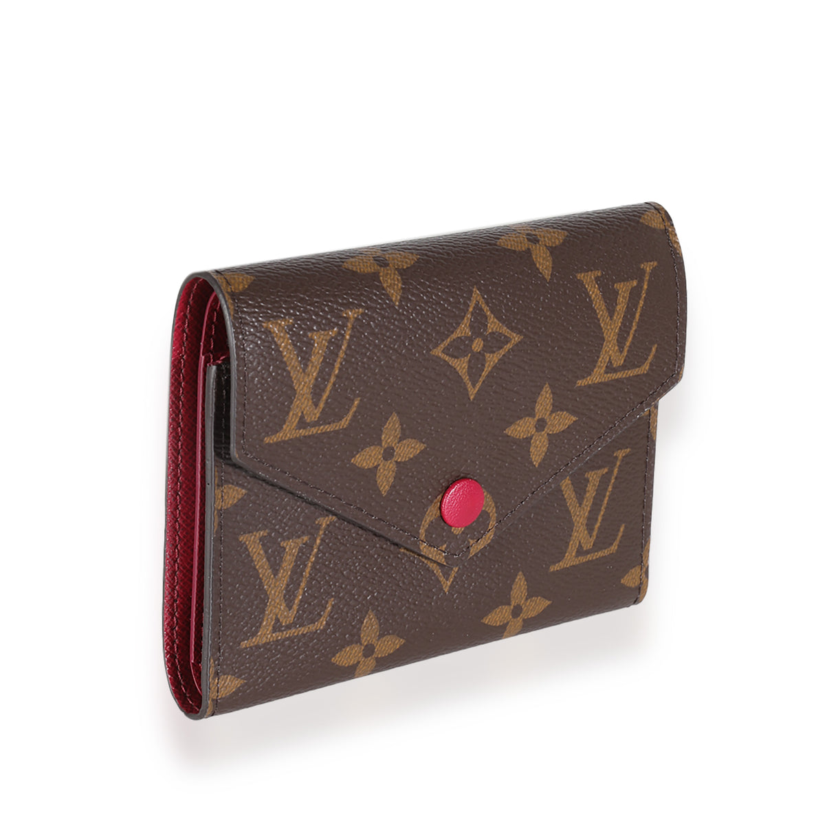 Fuchsia Monogram Canvas Victorine Wallet