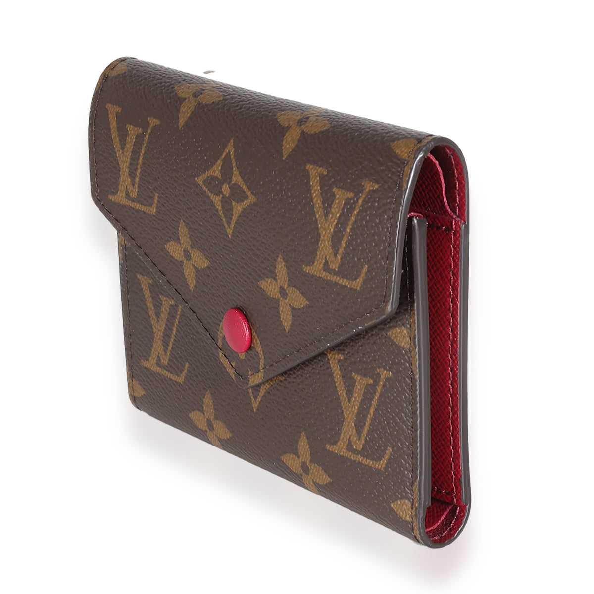 Fuchsia Monogram Canvas Victorine Wallet