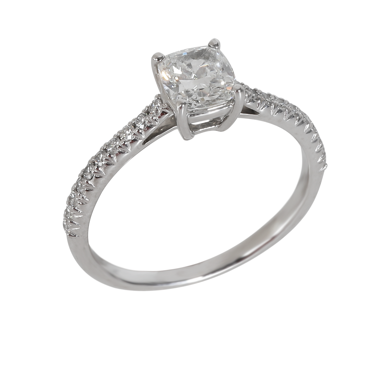 Tiffany & Co. 0.89 ct Cushion Modified Diamond Novo Engagement Ring