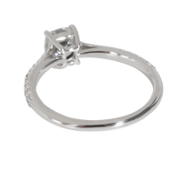 Tiffany & Co. 0.89 ct Cushion Modified Diamond Novo Engagement Ring