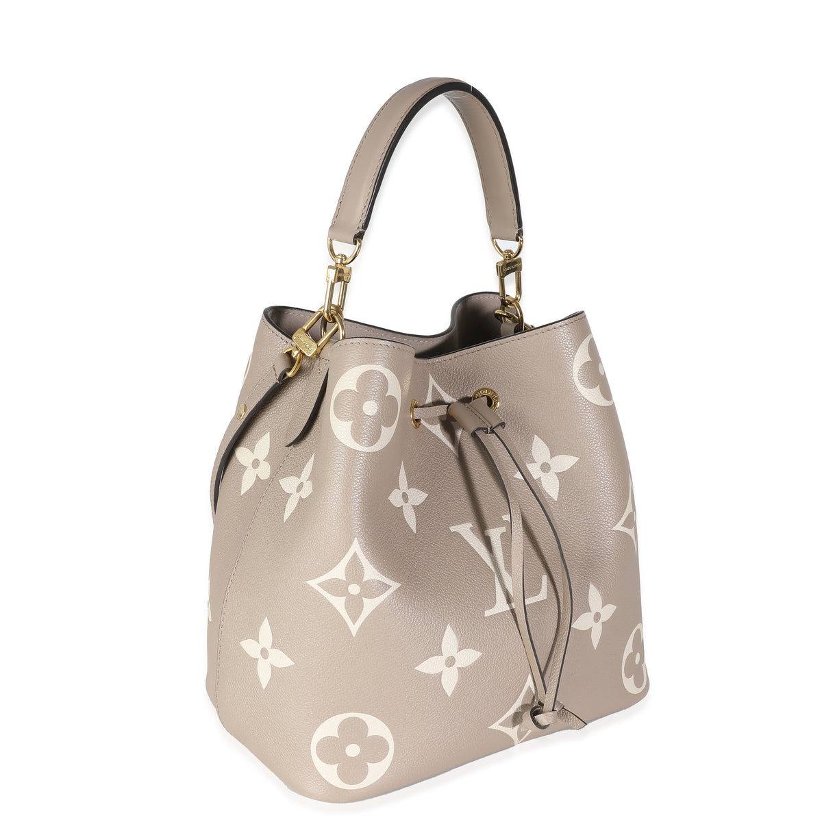 Tourterelle Creme Giant Monogram Empreinte NeoNoe MM