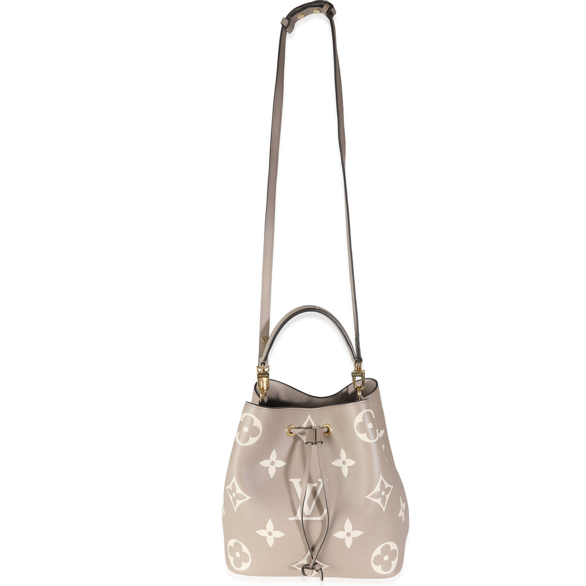 Tourterelle Creme Giant Monogram Empreinte NeoNoe MM