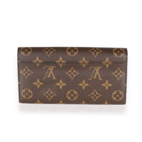 Rose Ballerine Monogram Canvas Sarah Wallet