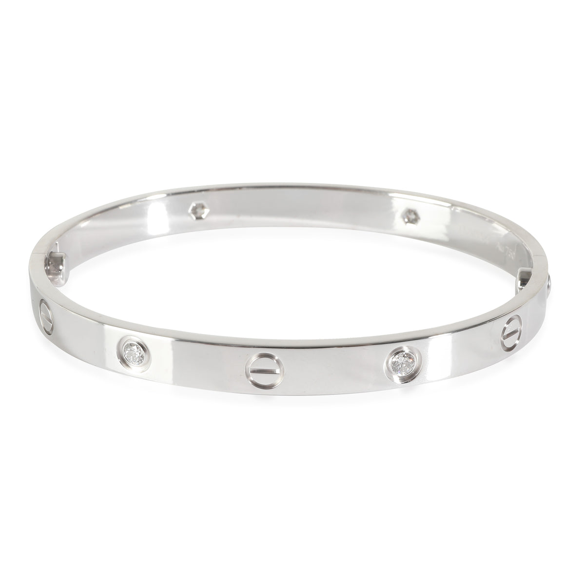 Love Bracelet, Diamonds (White Gold)