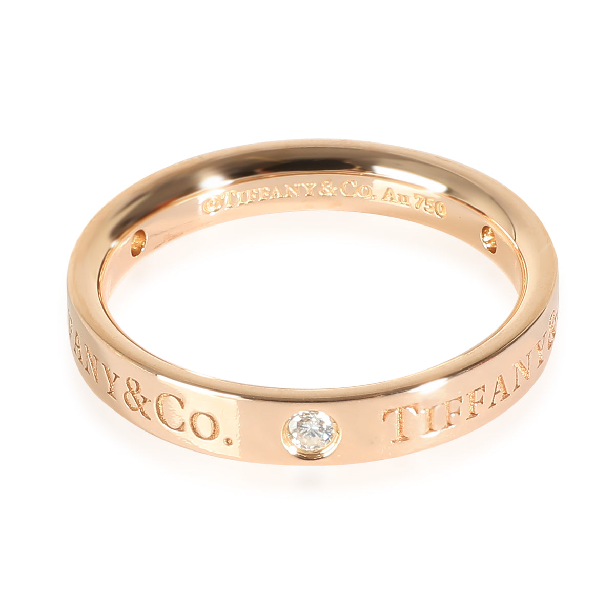 Diamond Band in 18k Rose Gold 0.07 CTW