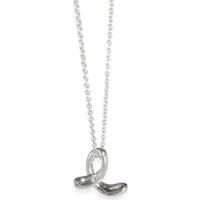 Elsa Peretti Alphabet Letter E Pendant in Sterling Silver