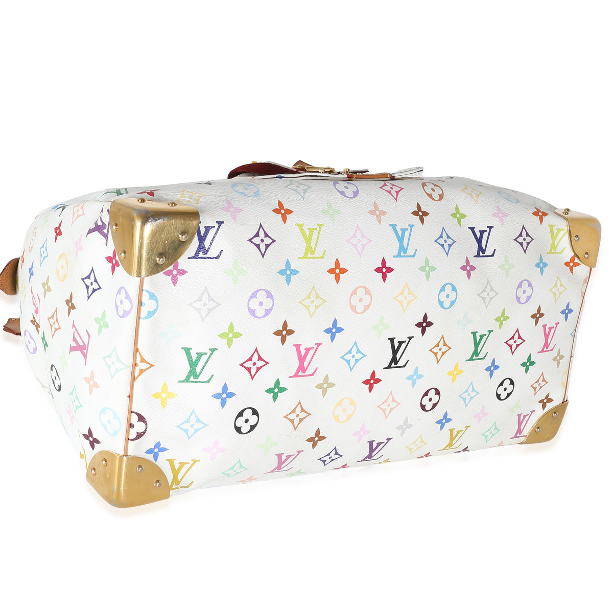 White Multicolor Canvas Speedy 40