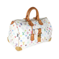 White Multicolor Canvas Speedy 40