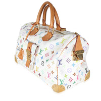 White Multicolor Canvas Speedy 40