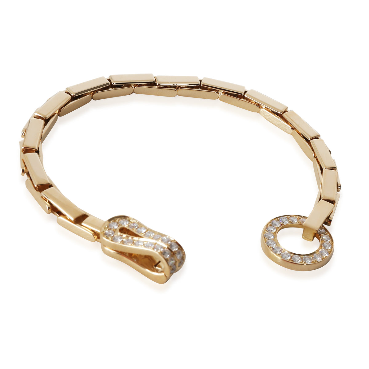 Agrafe Bracelet in 18k Yellow Gold 1.13 CTW