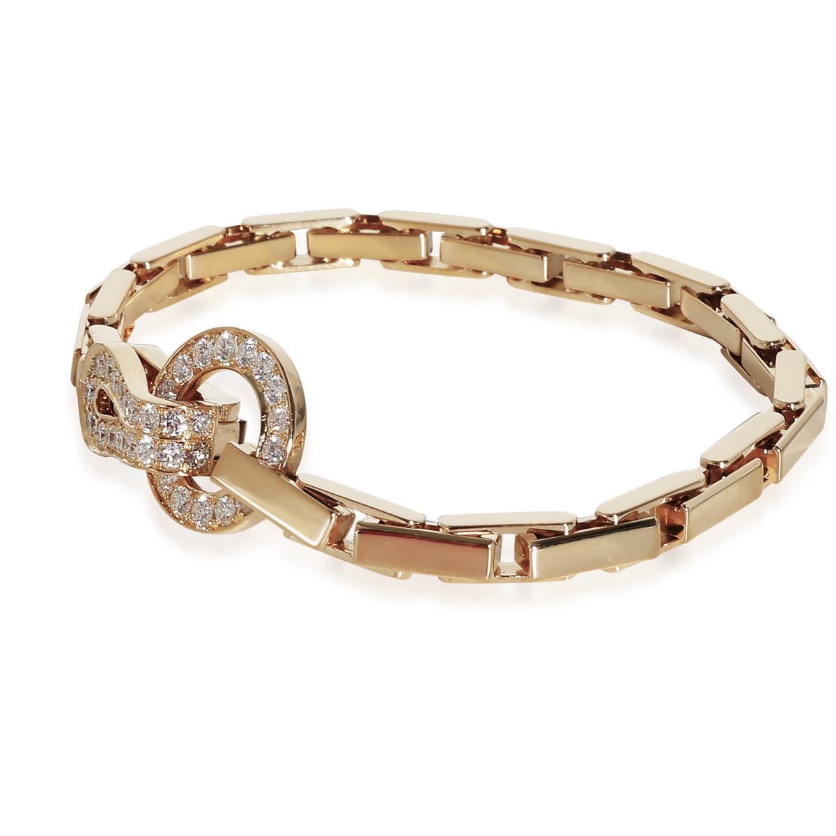 Agrafe Bracelet in 18k Yellow Gold 1.13 CTW