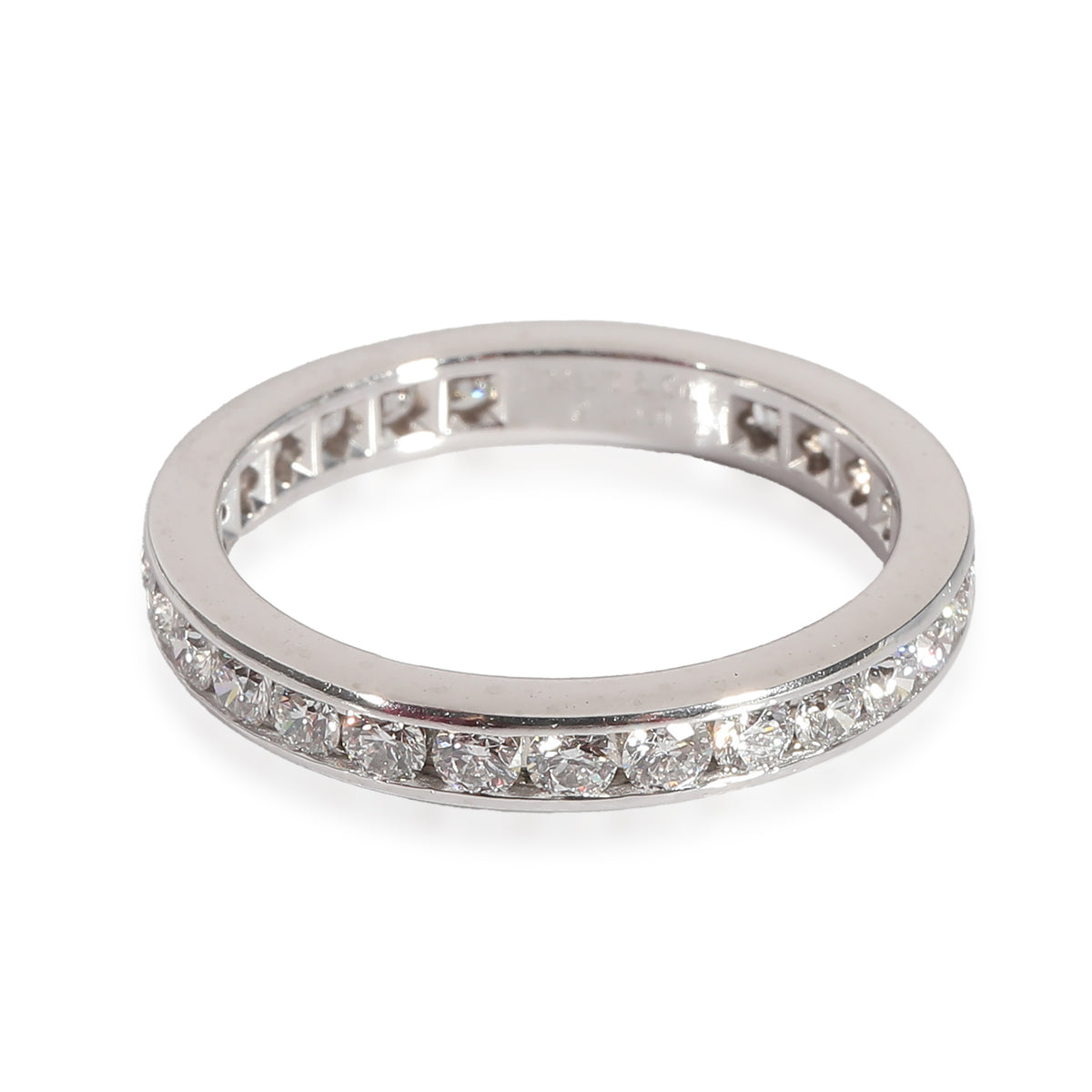 Channel Set Eternity Wedding Band in  Platinum 1 CTW