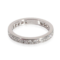 Channel Set Eternity Wedding Band in  Platinum 1 CTW