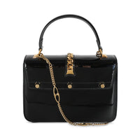 Black Patent Mini Sylvie 1969 Top Handle