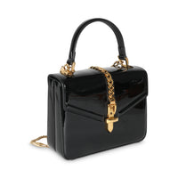 Black Patent Mini Sylvie 1969 Top Handle