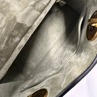 Green Crinkled Patent Cannage Lucky Badges My Lady Dior Bag