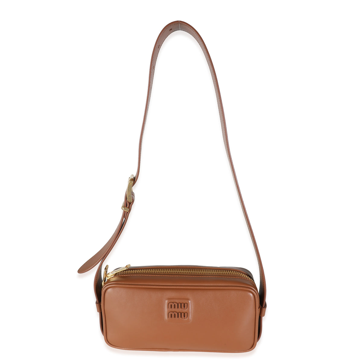 Cognac Calfskin Arcadie Bag