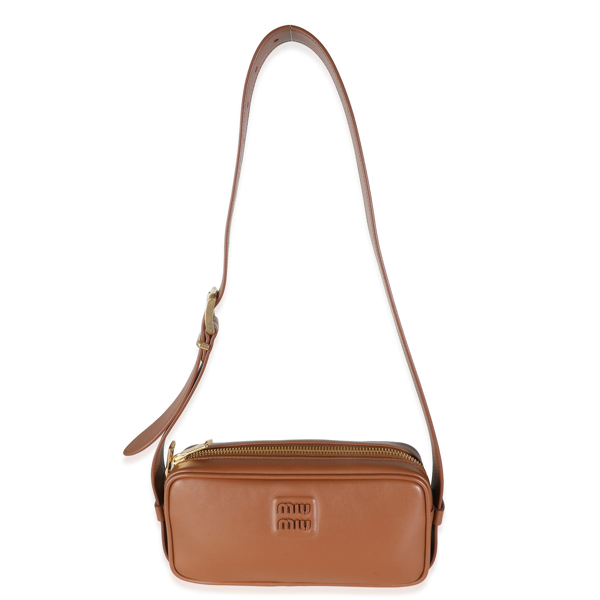 Cognac Calfskin Arcadie Bag