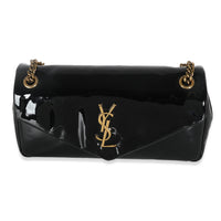 Black Patent Medium Calypso Chain Bag