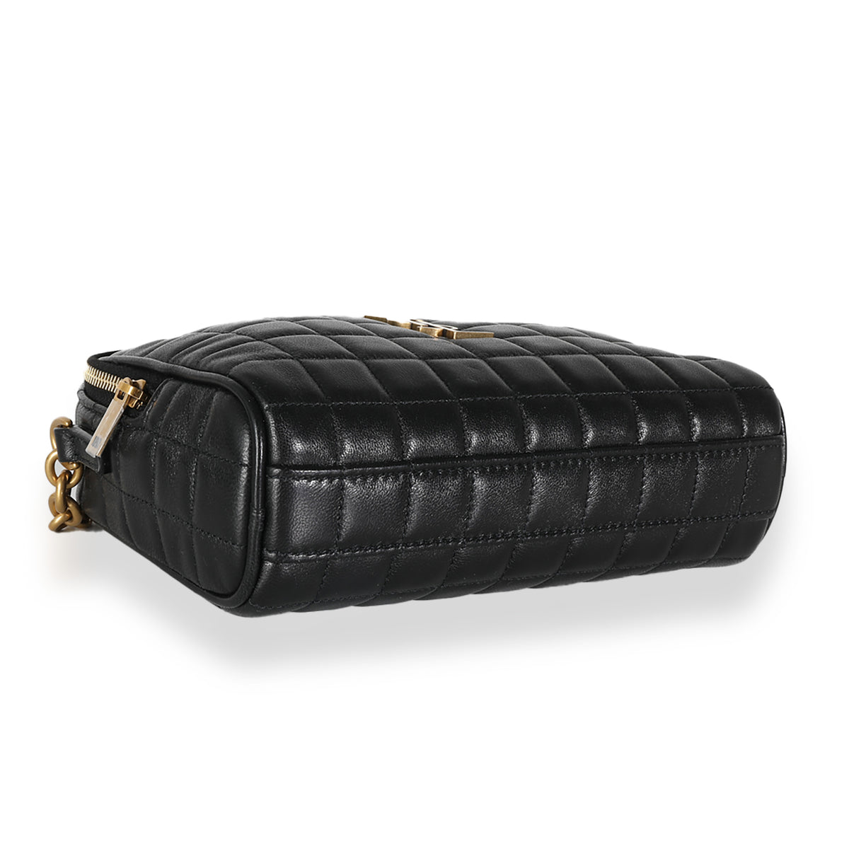 Black Lambskin Cassandre Mini Camera Bag