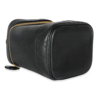 Black Quilted Lambskin Timeless Classic Vanity Case