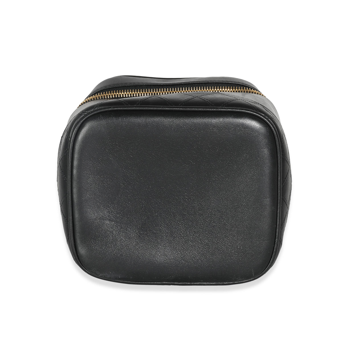 Black Quilted Lambskin Timeless Classic Vanity Case