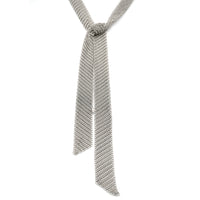 Elsa Peretti Vintage Mesh Scarf Necklace in Sterling Silver