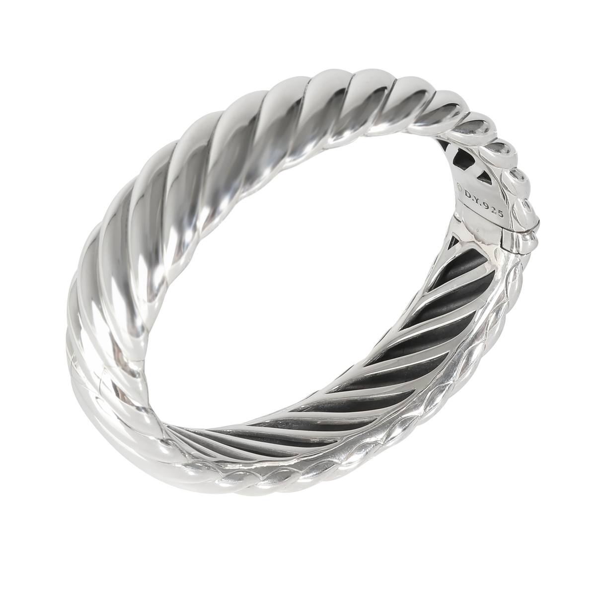 Sculpted Cable Bracelet in  Sterling Silver