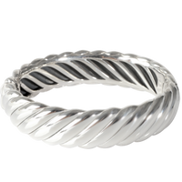 Sculpted Cable Bracelet in  Sterling Silver