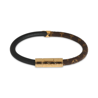 Daily Confidential Leather Bracelet