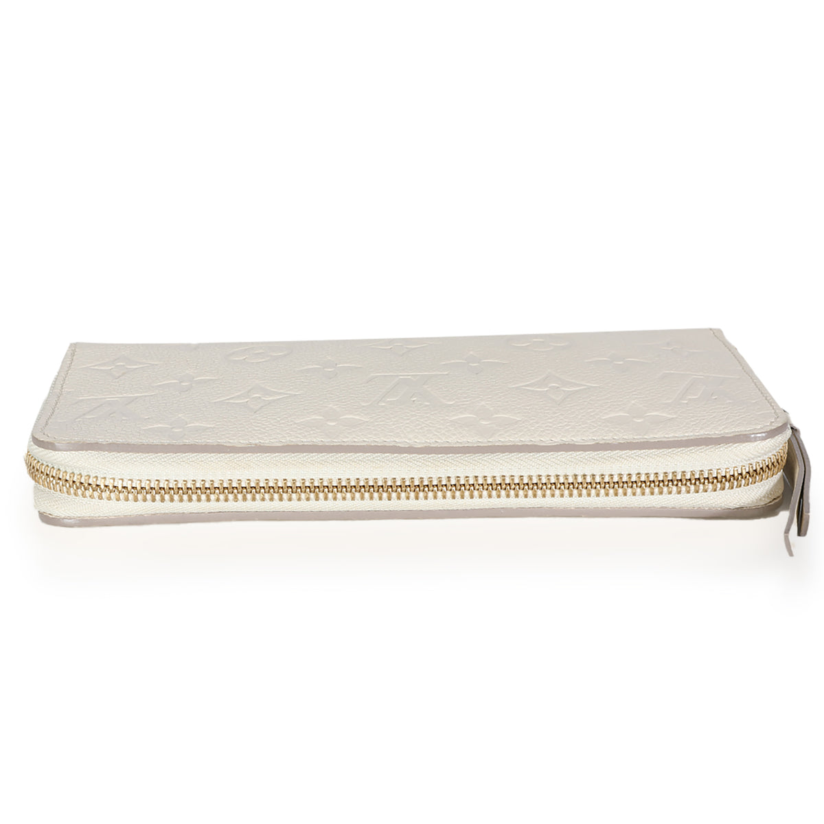 Cream Monogram Empreinte Zippy Wallet