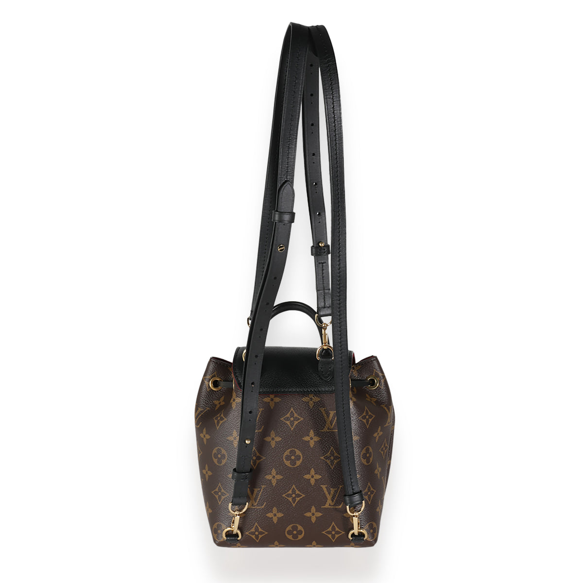 Black Monogram Canvas Montsouris BB