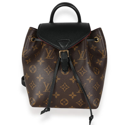 Black Monogram Canvas Montsouris BB