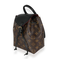 Black Monogram Canvas Montsouris BB