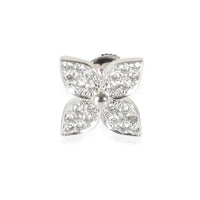 Idylle Blossom Single Earring in 18k White Gold 0.2 CTW