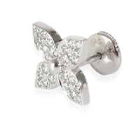 Idylle Blossom Single Earring in 18k White Gold 0.2 CTW