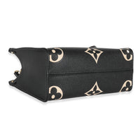 Beige Black Giant Monogram Empreinte Onthego PM