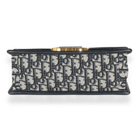 Christian Dior Navy Oblique Jacquard 30 Montaigne Chain Bag Handbag stamp