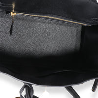 Black Togo Birkin 25 GHW