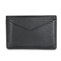 Black Epi Neo Card Holder